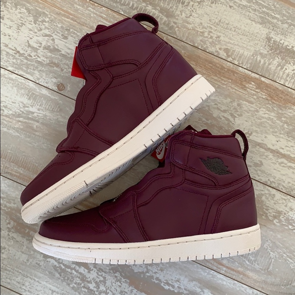 NWT Nike Air Jordan 1 zip premium Bordeaux - Picture 10 of 11